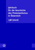 Cover: Jahrbuch f&uuml;r die Geschichte des Protestantismus in &Ouml;sterreich 138 (2022) - Evangelische Verlagsanstalt