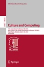 Cover: Culture and Computing - Springer