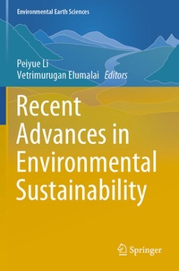 Enlarge image Cover: Recent Advances in Environmental Sustainability - Springer