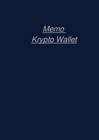 Enlarge image Cover: Memo Krypto Wallet - epubli