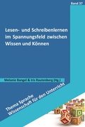 Cover: Lesen- und Schreibenlernen im Spannungsfeld zwischen Wissen und K&ouml;nnen - Schneider bei wbv