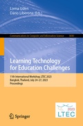 Cover: Learning Technology for Education Challenges - Springer
