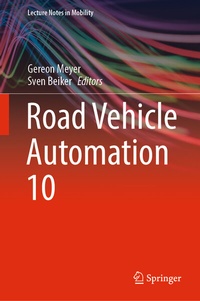 Abbildung von: Road Vehicle Automation 10 - Springer