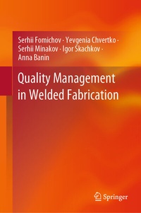Abbildung von: Quality Management in Welded Fabrication - Springer