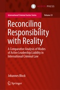 Cover: Reconciling Responsibility with Reality - T.M.C. Asser Press