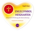 Cover: Engelsymbol-Herzkarten - Silberschnur