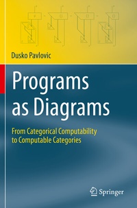 Enlarge image Cover: Programs as Diagrams - Springer