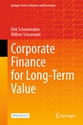 Cover: Corporate Finance for Long-Term Value - Springer
