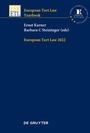Cover: 2022 - De Gruyter
