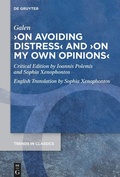 Cover: >On Avoiding Distress< and >On My Own Opinions< - De Gruyter