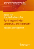 Cover: Forschungsmethoden Landschaftsarchitekturtheorie - Springer VS