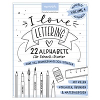 Abbildung von: I love Lettering - 22 Alphabete für Schnell-Starter: Volume 4 - Lingen Verlag