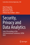 Cover: Security, Privacy and Data Analytics - Springer