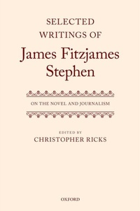 Abbildung von: Selected Writings of James Fitzjames Stephen - OUP eBook