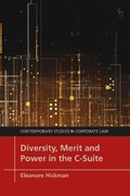 Cover: Diversity, Merit and Power in the C-Suite - Hart Publishing