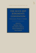 Abbildung von: The HCCH 2019 Judgments Convention - Hart Publishing