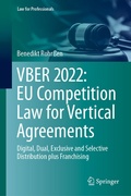 Cover: VBER 2022: EU Competition Law for Vertical Agreements - Springer
