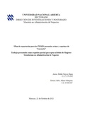 Cover: Plan de exportaci&oacute;n para las PYMES pecuarias ovinas y caprinas de Venezuela - Eddie