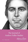 Cover: Journal of Andrew Fuller Studies 6 (February 2023) - H&e Academic