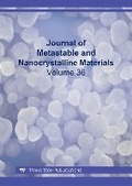 Cover: Journal of Metastable and Nanocrystalline Materials Vol. 36 - Trans Tech Publications Ltd