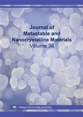 Cover: Journal of Metastable and Nanocrystalline Materials Vol. 36 - Trans Tech Publications Ltd