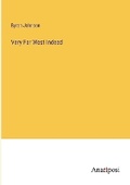 Cover: Very Far West Indeed - Anatiposi Verlag