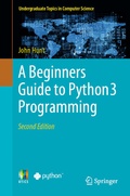 Cover: A Beginners Guide to Python 3 Programming - Springer