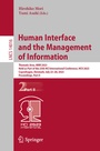 Cover: Human Interface and the Management of Information - Springer