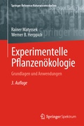 Cover: Experimentelle Pflanzen&ouml;kologie - Springer Spektrum