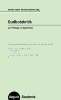 Cover: Quellcodekritik - August Verlag
