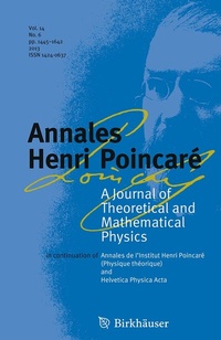 Abbildung von: Annales Henri Poincaré - Birkhäuser