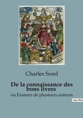 Cover: De la connaissance des bons livres - Shs Editions