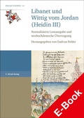 Cover: Libanet und Wittig vom Jordan (Heidin III) - S. Hirzel Verlag