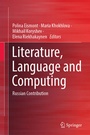 Cover: Literature, Language and Computing - Springer