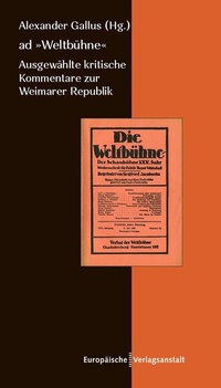 Bild: ad "Weltbühne" - CEP Europäische Verlagsanstalt