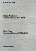 Cover: Achim Duchow: Blindes Vertrauen - Spector Books