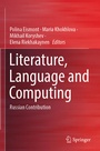 Cover: Literature, Language and Computing - Springer