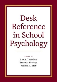 Bild: Desk Reference in School Psychology - Oxford University Press Inc