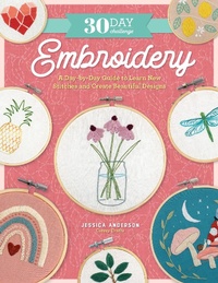 Enlarge image Cover: 30 Day Challenge: Embroidery - Quarry Books
