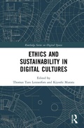 Cover: Ethics and Sustainability in Digital Cultures - Routledge