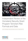 Cover: Independent Review of the Homeland Security Grant Program Terrorism Risk Formula and Data - RAND Corporation