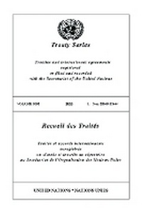 Abbildung von: Treaty Series 3032 (English/French Edition) - United Nations