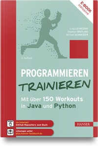 Abbildung von: Programmieren trainieren - Hanser