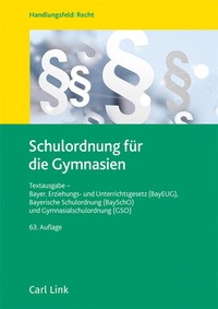 Abbildung von: Schulordnung für die Gymnasien - Carl Link Verlag