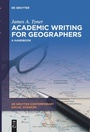 Cover: Academic Writing for Geographers - De Gruyter