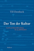 Cover: Der Ton der Kultur - Wallstein