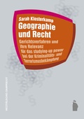 Cover: Geographie und Recht - Westf&auml;lisches Dampfboot