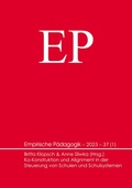 Cover: Ko-Konstruktion und Alignment in der Steuerung von Schulen und Schulsystemen - Verlag Empirische P&auml;dagogik
