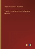 Cover: Principles of politeness, and of knowing the world - Outlook Verlag