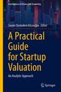 Cover: A Practical Guide for Startup Valuation - Springer